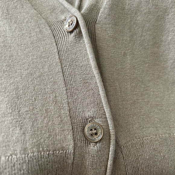 Burberry Women's Tan Cardigan Sweater - Picture 4 of 5
